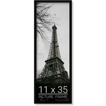 11x35 Black Picture Frame for Puzzles Posters Photos or Artwork