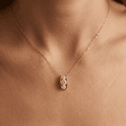 Pompeii 1/2ct Three Stone 3 Diamond Pendant 14K Yellow Gold (H,I1-I2)