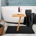 thumbnail image 3 of Toallas de Baño Hearth & Harbor 100% Algodón Peinado Negro, 3 of 9