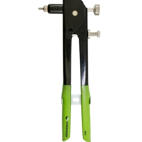 Surebonder Threaded Insert Tool For Metal, Fiberglass, Plastic - Includes 5 Sizes of Threaded Mandrels & Nose Pieces (8510)