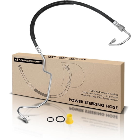 A-Premium Power Steering Pressure Line Hose Assembly Compatible with Ford Escape Mazda Tribute 2001 2002 2003 2004 V6 3.0L To Gear