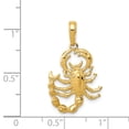 thumbnail image 3 of 14k Yellow Gold Scorpion Pendant, 3 of 4
