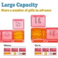 AcserGery Extra Large Weekly Pill Box Organiser XL Pill Box 7 Day 4 Acsergery extra large weekly pill box organiser xl pill box 7 day 4