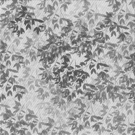 Ahgly Company Indoor Square Patterned Gray Area Rugs, 8' Square