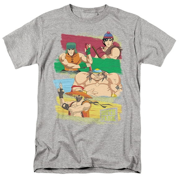 South Park South Park Anime Unisex Adult T-Shirt, Athletic Heather, Small