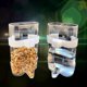 thumbnail image 4 of 2X Alimentador Transparente Colgante para Canarios, Contenedor de Almacenamiento, Cacatúa, , Bebedero para Pájaros, Comedero de Agua para Pájaros, 4 of 4