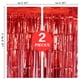 thumbnail image 3 of Cortina con flecos PIGETALE, color rojo metalizado, 1 m x 2,5 m, paquete de 2, 3 of 6