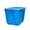 Blue, variant on HOMZ 10-Gal Heavy Duty Plastic Storage Container, Titanium Silver (4 Pack)