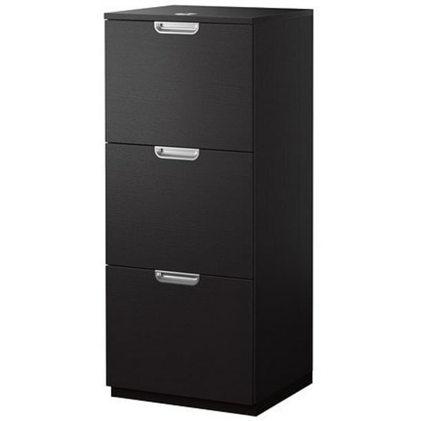 Ikea File Cabinet Black Brown 26210, Ikea File Cabinet Bench