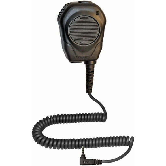 Klein Electronics VALOR Shoulder Microphone for Sonim XP3 – Dual PTT Buttons, 3.5mm Locking Ports, Heavy-Duty Kevlar Cable