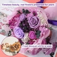 thumbnail image 4 of Ramos de flores preservadas HOTKBO Eternal Purple Roses x4, 4 of 7