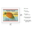 thumbnail image 2 of Happy Isles Brand - Hawaiian Broken Slices Pineapple - Vintage Can Label c.1930s - Fine Art Rolled Canvas Print (Unframed) 16in x 20in, 2 of 4