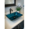 thumbnail image 2 of Eden Bath EB-GS67 13 in. Rectangular Foil Glass Vessel Sink, Turquoise Blue, 2 of 9