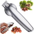 thumbnail image 1 of Clip de castaña, Cascanueces de nuez, Abridor de avellanas, Desgranador de cascanueces, Cortador de castañas de metal de acero inoxidable JFHHH pequeña, 1 of 5