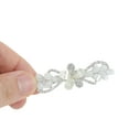 thumbnail image 4 of Unique Bargains 1 Pc Hair Clips Cute Delicate Rhinestone Spring Clip Hairdo Clip Silver Tone Beige, 4 of 5