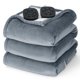 thumbnail image 1 of Manta eléctrica Bedsure Queen Size con doble control, color gris, 1 of 8