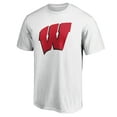 thumbnail image 2 of Men's White Wisconsin Badgers Logo T-Shirt, 2 of 3