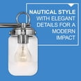 thumbnail image 4 of 5064PN Hinkley Lighting Penley - Four Light Bath Vanity in Traditional-Coastal Style - 30 Inches Wide by 9.13 Inches High, 4 of 9