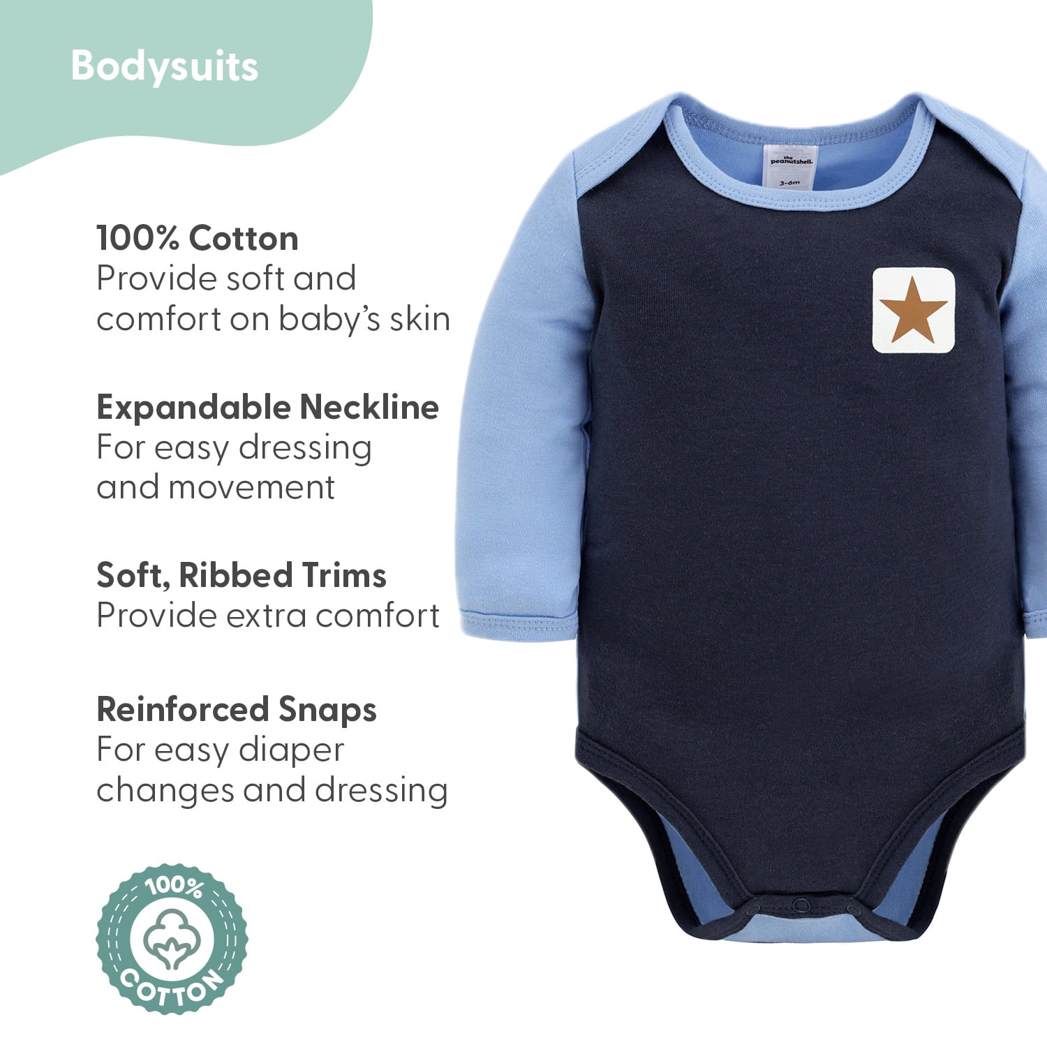 The Peanutshell Baby Boy Clothes, Good Sport Baby Clothes Set with Baby Socks and Bibs, 0-3 Months, 23-Piece