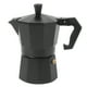 thumbnail image 1 of Stovetop Moka Pot Cafetera italiana hecha a mano Aleación de aluminio Accesorios de cocina DIY Negro 150 ml, 1 of 10