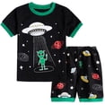 thumbnail image 2 of Conjunto de pijama de superhéroe de dibujos animados para niños Pijamas de manga corta de verano Pijamas de algodón 2-10 años / 6 años / kaili Sencillez, 2 of 5