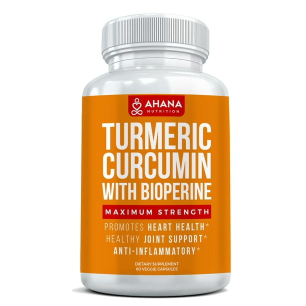 Turmeric Curcumin With Bioperine Capsules Joint Pain Relief, Anti