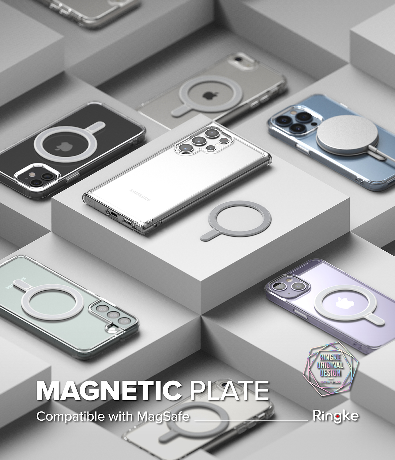 Ringke Magnetic Plate Compatible with MagSafe Accessories