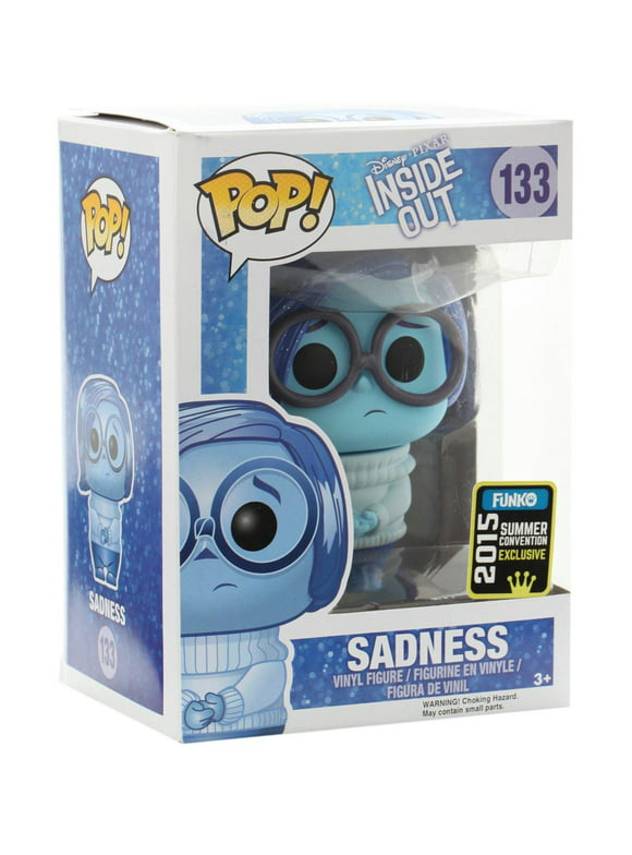 Funko Pop Inside Out Sadness SDCC Limited Edition [Sparkle Hair] No. 133
