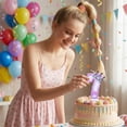 thumbnail image 4 of Daisy Crown Number Candle, Purple & Silver Glitter Number 7 Birthday Candle With Rhinestone Crown & Daisy, Cake Topper for Princess Birthday Party Decorations, Crown O Number 7, 4 of 5