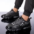 thumbnail image 3 of Running Shoes for Men Chunky Fashion Sneakers Casual Sports Tennis Walking Shoes Lace up Non Slip Breathable Mesh Workout Shoes, 3 of 7