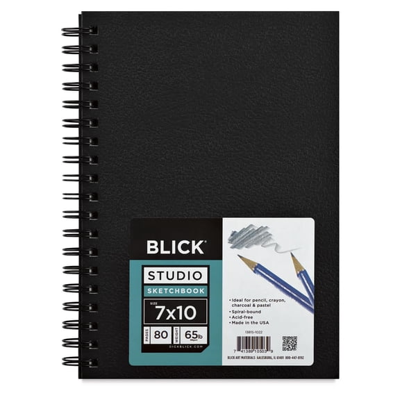 Blick Wirebound Sketchbook - 10" x 7", Wire Bound, 80 Sheets