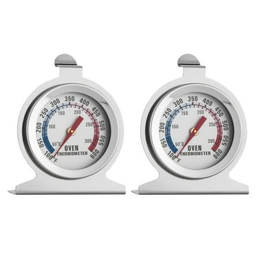 Raindrops Stainless Steel Oven Thermometer with Wide Range for Accurate Measurement 2Pcs Multi Color