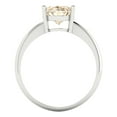 thumbnail image 4 of Solitaire Engagement Ring for Women - 2.5ct Natural Morganite in 14K White Gold Promise Ring, 4 of 6