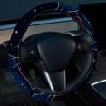 thumbnail image 2 of Taurus Constellation 14.5 Inch Printing PVC Leather Auto Accessories Steering Wheel Cover Car Wheel Covers, 2 of 6