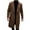 Coffee, variant on Mens Blazer Coat Long Trench Coats Notched Collar Peacoat Single Breasted Outwear Winter Coat Classic Wool Coat Fleece Dressy Pea Coat Business Outfits(Navy,S)