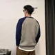 thumbnail image 5 of Suéteres de cuello redondo de alta calidad para hombre, holgados, de punto, cuello redondo, ropa informal coreana, reseñas, ropa de moda, suéter de punto para hombre, 5 of 5