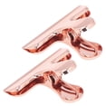 thumbnail image 4 of Bag Clips, Strong Force Glossy  Wide Application Premium Metal Safe Convenient Bulldog Clips Sturdy Durable  For Maps For Papers For Photos Rose, 4 of 8