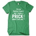 thumbnail image 2 of PRICK Hilarious Viral T-Shirt, Adult Fun Shirt, Heather Green X-Large, 2 of 3