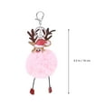 thumbnail image 2 of VERDANVERSE Llavero Decorativo Rosa Con Y Colgante De Alce Para Llaves Y, 2 of 6