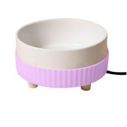 ACDANC Heated Water Bowl for Outdoor Cats & Dog,Usb Heated Pet Bowls for Outside,Cat Water Bowl Heated Water Dish Waterproof - Resistant Cord,Smart Water Thermal-Bowl for Pets