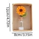 thumbnail image 3 of Set de mini flores - Girasoles de regalo Flores artificiales Flores para manualidades Ideas de mini flores para manualidades Flores de día Regalo, 3 of 5