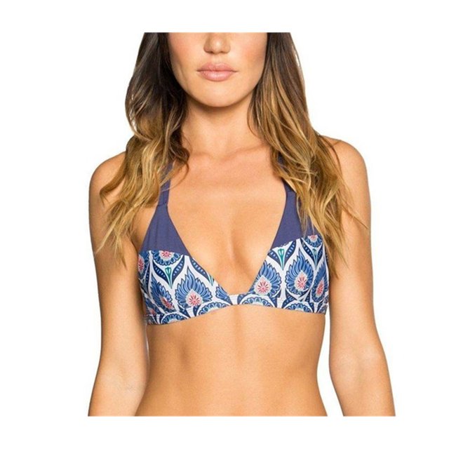 Tavik Palm Desert Halter Swim Top para mujer, multicolor, mediano