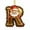 R, variant on DAMAI 26 Letter Gold Christmas Ornaments With Cartoon Santa Claus- 2D Initial Ornaments for Christmas Tree, Personalized Name Decorations with Alphabet Letters for Holiday Decor