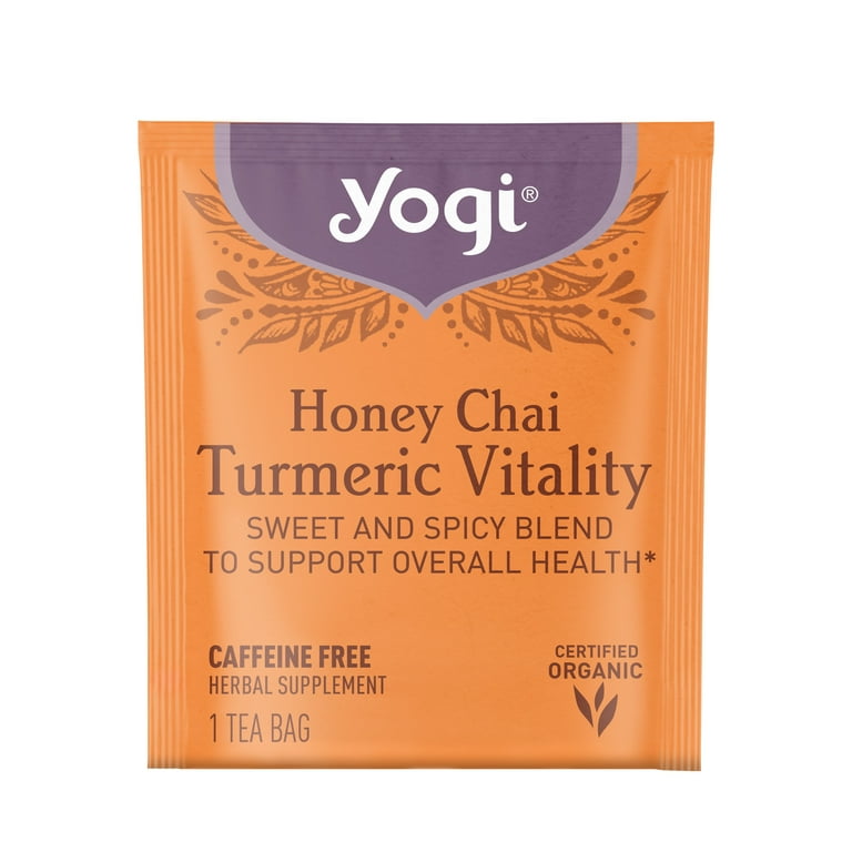  Yogi Tea Honey Chai Turmeric Vitality Tea - 16 Tea