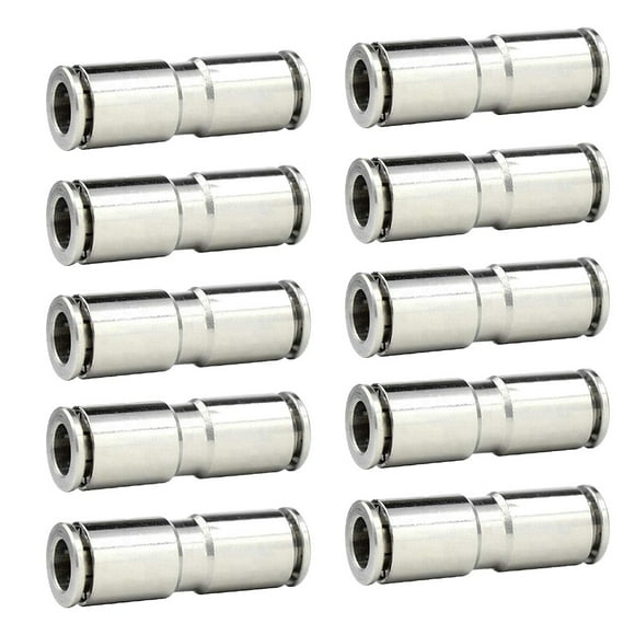 Push to Connect Fitting 5/32" OD Pneumatic Air Fitting Connector (Pack of 10)