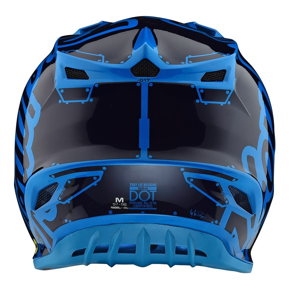 Ocean, XX-Large 109008006 Troy Lee Designs SE4 Polyacrylite Factory Off-Road Motocross Helmet