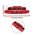 4-Post Busbar Power Distribution Block – 12V 250A, 5/16” Studs, Red & Black Pair