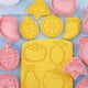thumbnail image 2 of Sello de galleta de prensa manual, 8 piezas cortadores de galletas 3D D cortadores de galletas molde diseño elevado, 2 of 8
