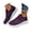 Purple, variant on ibiyuan Orthopedic Walking Shoes for Women Mesh Knitted Woven Walking Shoes Women Arch Support on Womens Casual Sneakers Lightweight Hands Free Mary Jane Shoes Pull-On Shoes