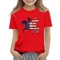 thumbnail image 2 of Freshbabe Girls' Printed Short-Sleeved T-shirt, Round Neck, Casual and Versatile, A Must-Have for Holiday Gifts., 2 of 5